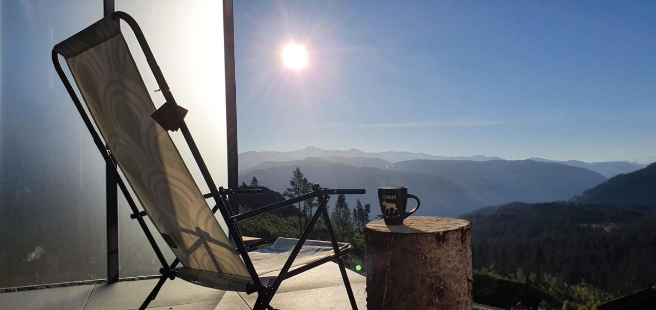 Tiny Mountain Cabin With A Panoramic View Giljane Exterior foto